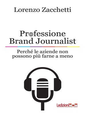 cover image of Professione Brand Journalist
